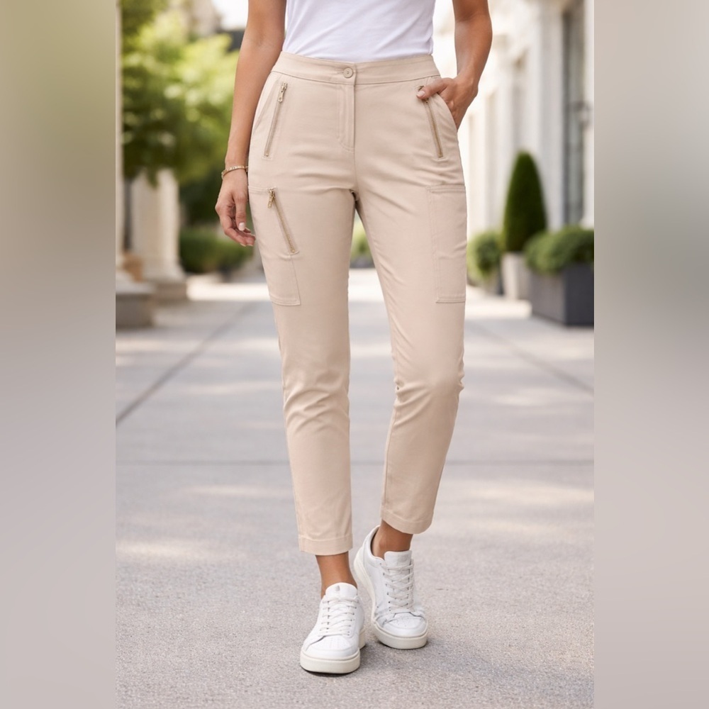 Jones New York Tan Ankle Pants